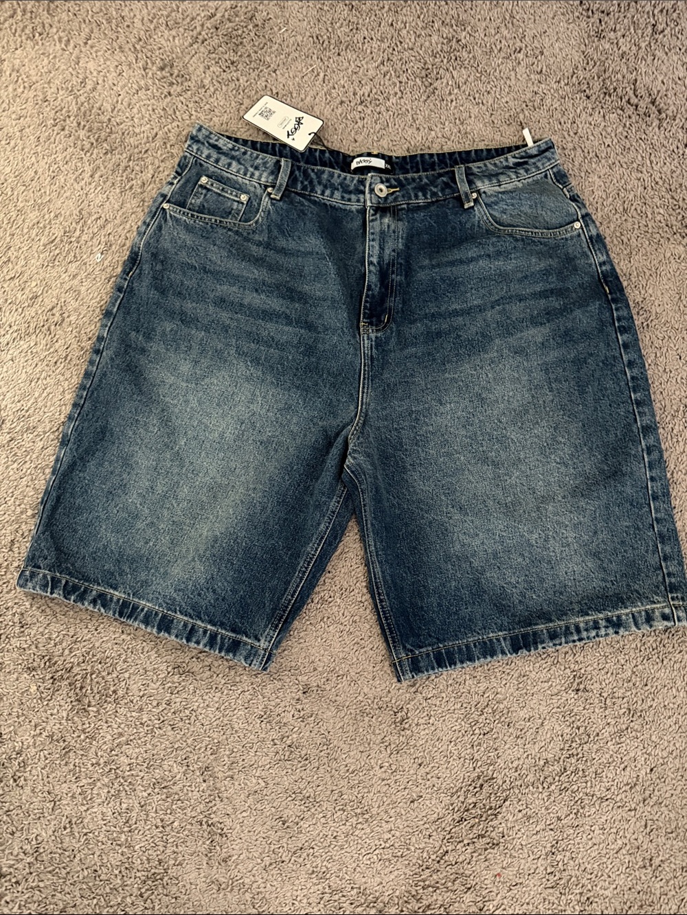 Baggy Jeans Jorts Classic Denim Shorts - Medium Blue